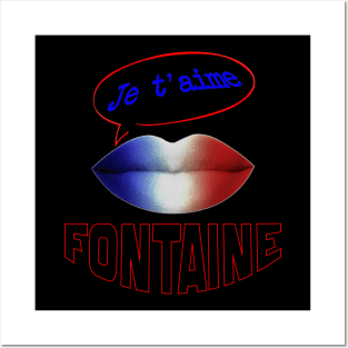 FRANCE JE TAIME FONTAINE Posters and Art